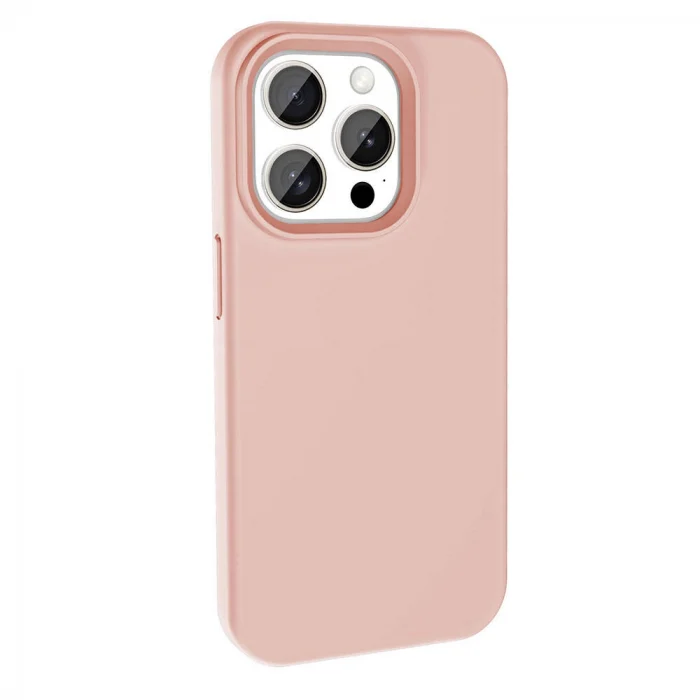 iPhone 15 Pro Max Kılıf M-safe Şarj Özellikli Sıvı Teknolojili Silinebilir Sert Kivi Kapak