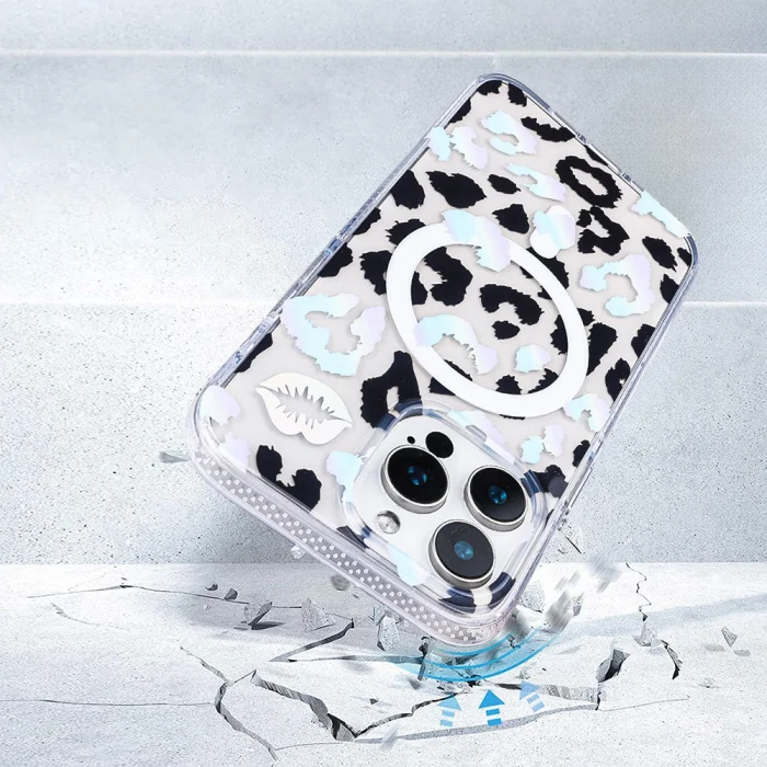 iPhone 15 Pro Max Kılıf M-safe Şarj Özellikli Jago Kapak