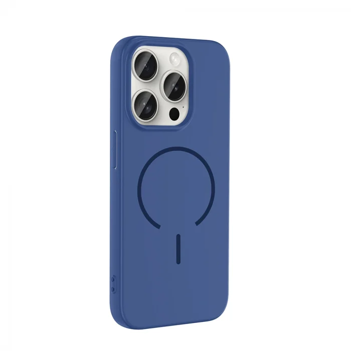 Apple iPhone 15 Pro Max Kılıf M-safe Şarj Özellikli Zore Meta Kapak