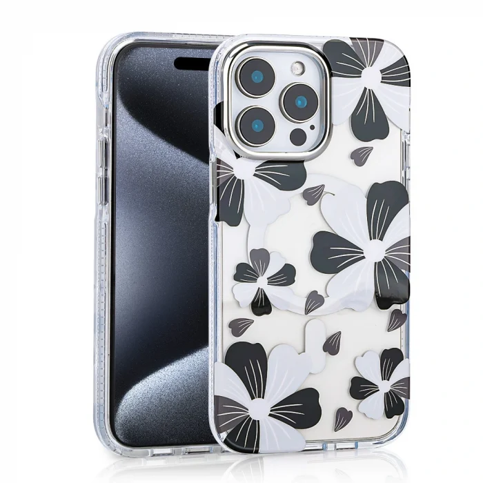 iPhone 15 Pro Max Kılıf M-safe Şarj Özellikli Papat Kapak