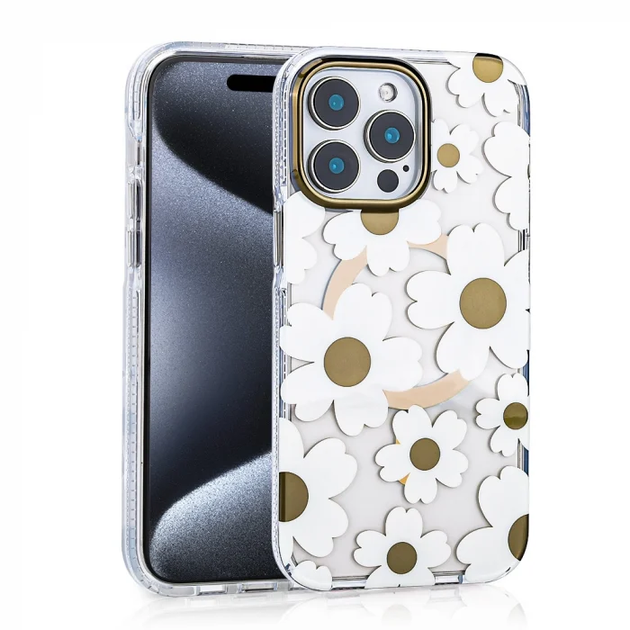 iPhone 15 Pro Max Kılıf M-safe Şarj Özellikli Papat Kapak