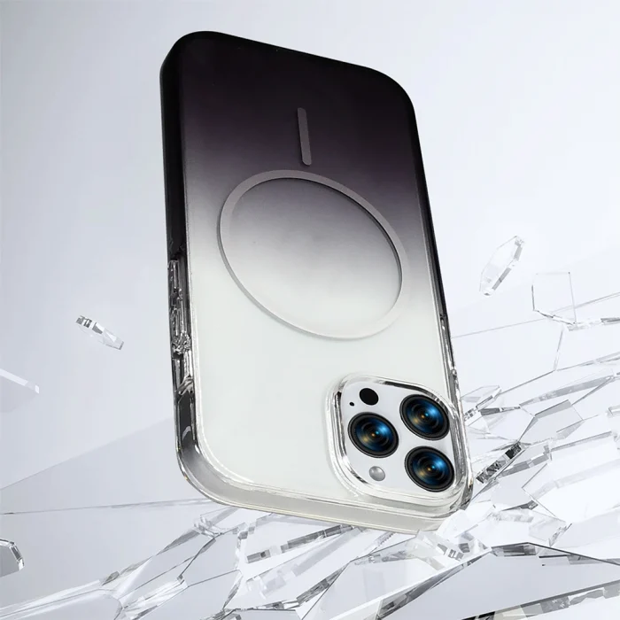 iPhone 15 Pro Max Kılıf M-Safe Şarj Özellikli Septik Silikon Kapak