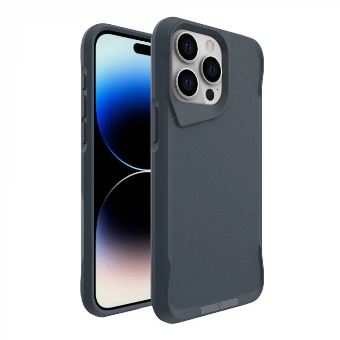 iPhone 15 Pro Max Kılıf Airbag Kenarlı T-Max Mat Standlı Kapak