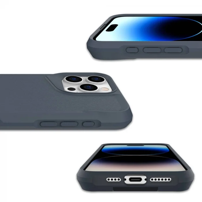 iPhone 15 Pro Max Kılıf Airbag Kenarlı T-Max Mat Standlı Kapak
