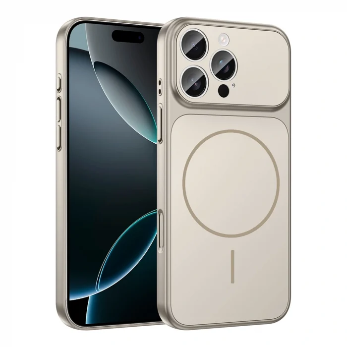 iPhone 15 Pro Max Kılıf M-Safe Şarj Özellikli Kamera Korumalı Formen Kapak