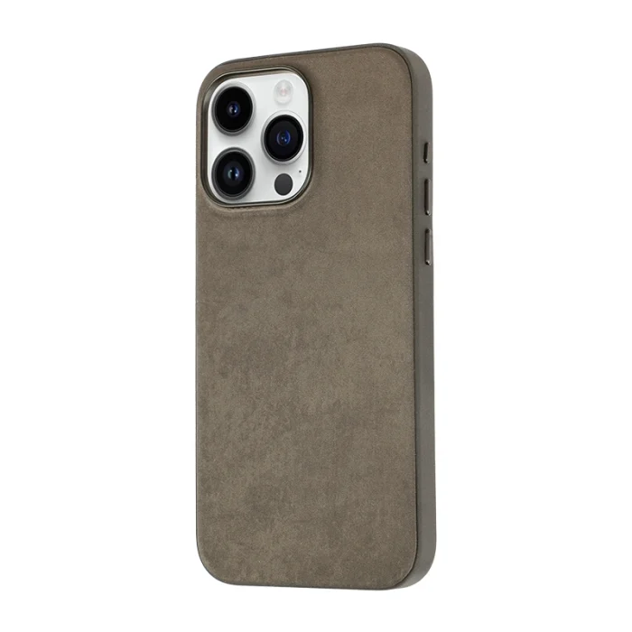 iPhone 15 Pro Max Kılıf Mikro Fiber Mimoza Kapak