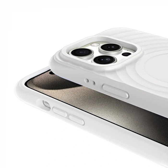 iPhone 15 Pro Max M-safe Şarj Özellikli Airbagli Mat Görünümlü Hepi Kapak