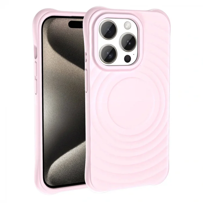 iPhone 15 Pro Max M-safe Şarj Özellikli Airbagli Mat Görünümlü Hepi Kapak