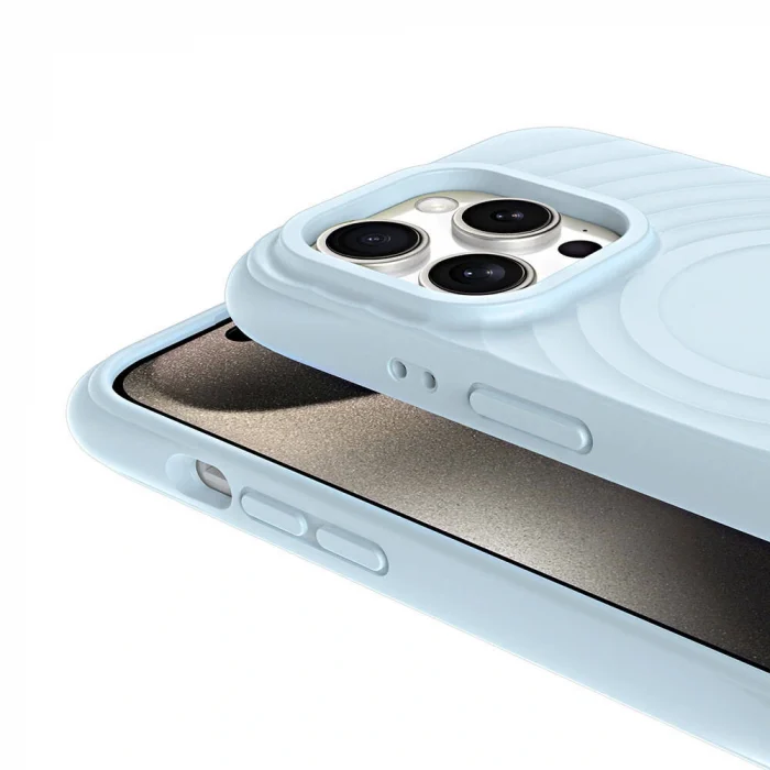 iPhone 15 Pro Max M-safe Şarj Özellikli Airbagli Mat Görünümlü Hepi Kapak