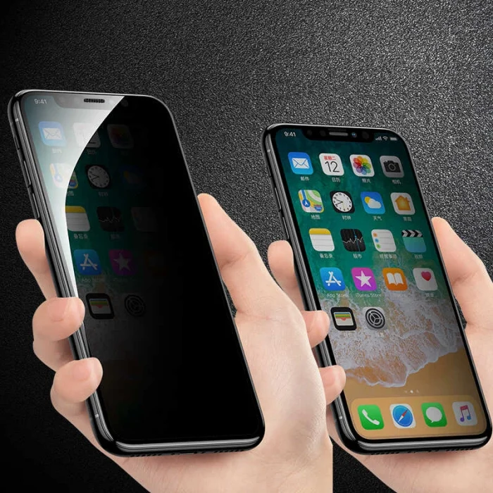 iPhone 15 Pro Max Anti-Dust Privacy Temperli Ekran Koruyucu