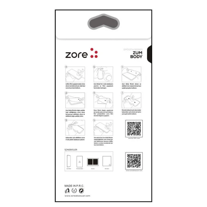 iPhone 15 Pro Max Arka Zum Body Ekran Koruyucu