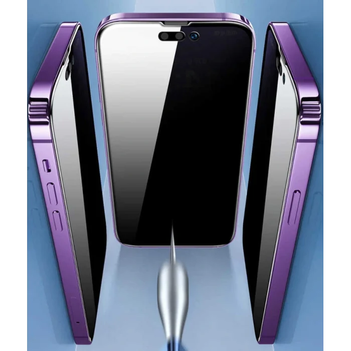 iPhone 15 Pro Max Kor Privacy Cam Ekran Koruyucu