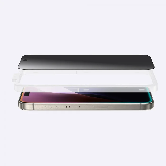 iPhone 16 Amazingthing Radix Privacy Parmak İzi Bırakmayan Temperli Cam Ekran Koruyucu