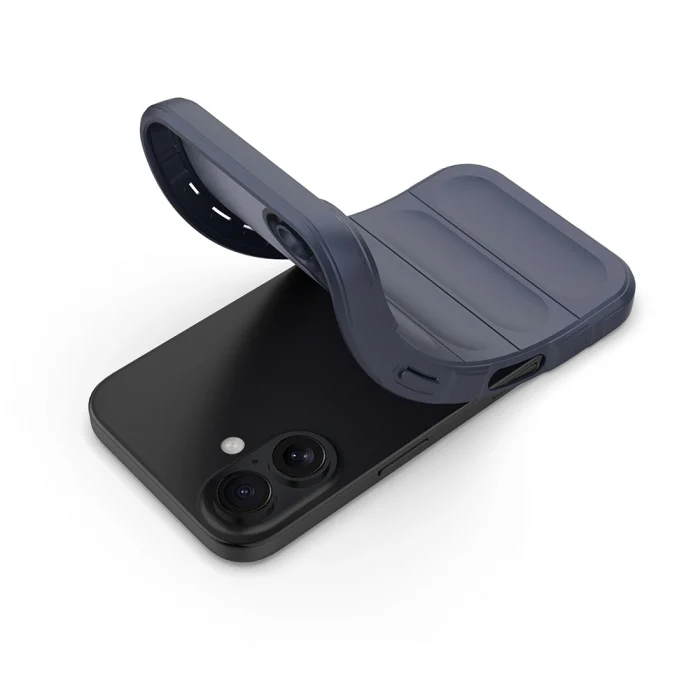 iPhone 16 Kılıf Esnek TPU Oyuklu Arka Yüzey Tasarımlı Etnik Silikon Kapak