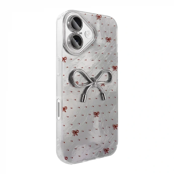 iPhone 16 Kılıf Kamera Korumalı Figürlü Ponti Silikon Kapak