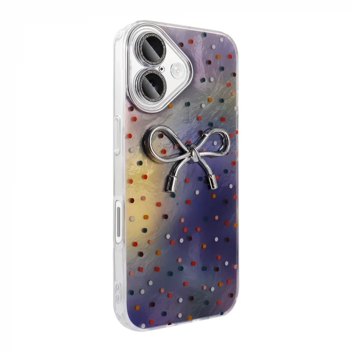 iPhone 16 Kılıf Kamera Korumalı Figürlü Ponti Silikon Kapak