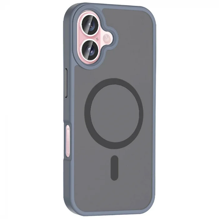 iPhone 16 Kılıf M-safe Şarj Özellikli Mat Arka Yüzey Sio Kapak