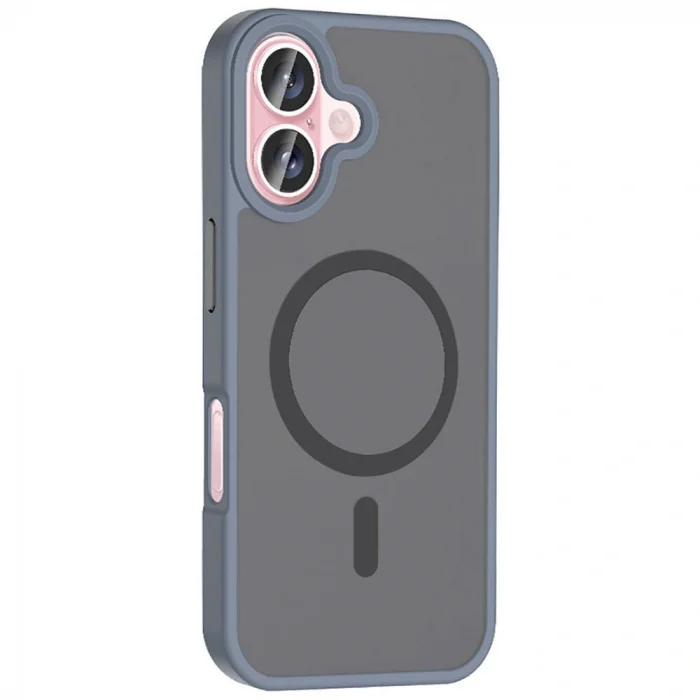 iPhone 16 Kılıf M-safe Şarj Özellikli Mat Arka Yüzey Sio Kapak