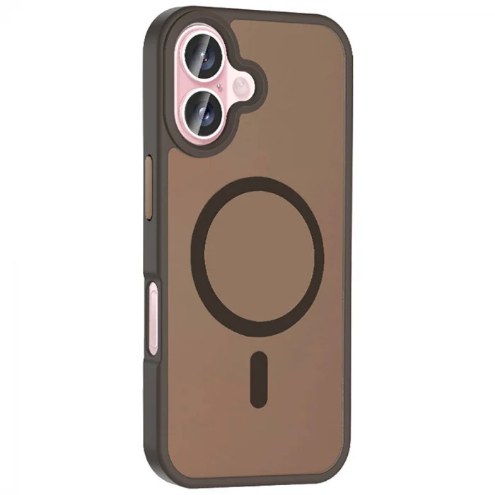 iPhone 16 Kılıf M-safe Şarj Özellikli Mat Arka Yüzey Sio Kapak