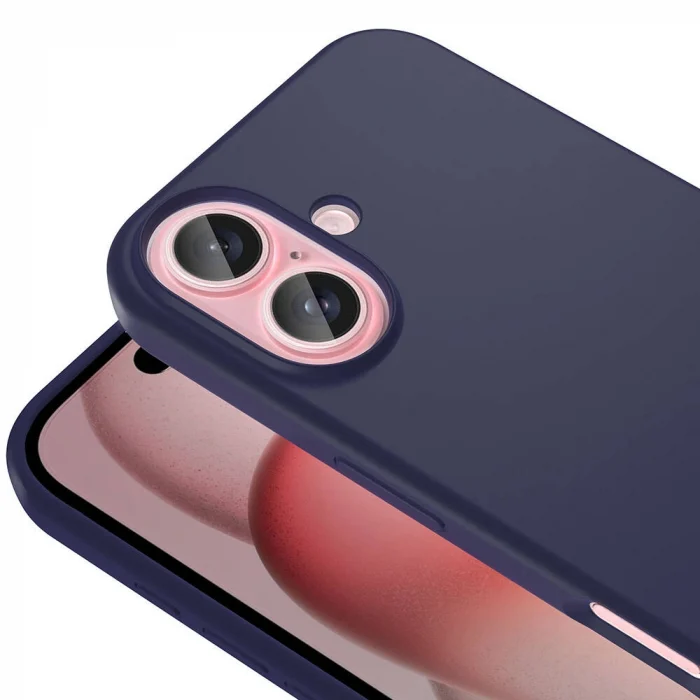 iPhone 16 Kılıf M-safe Şarj Özellikli Sıvı Teknolojili Silinebilir Sert Kivi Kapak