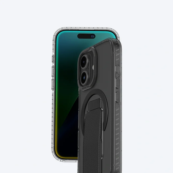 Apple iPhone 16 Kılıf M-safe Şarj Özellikli Standlı Amazingthing Titan Pro Plus Kapak