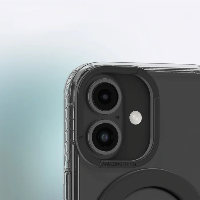 Apple iPhone 16 Kılıf M-safe Şarj Özellikli Yüzük Standlı Amazingthing Titan Pro Serisi Kapak