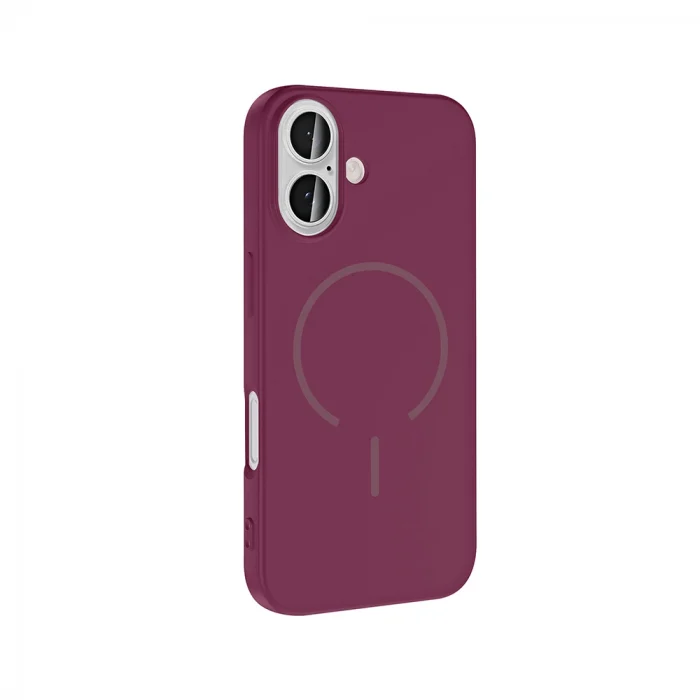 Apple iPhone 16 Kılıf M-safe Şarj Özellikli Zore Meta Kapak