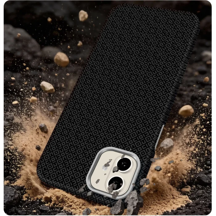 iPhone 16 Kılıf M-Safe Şarj Özellikli Paris Vax Sert PC Kapak