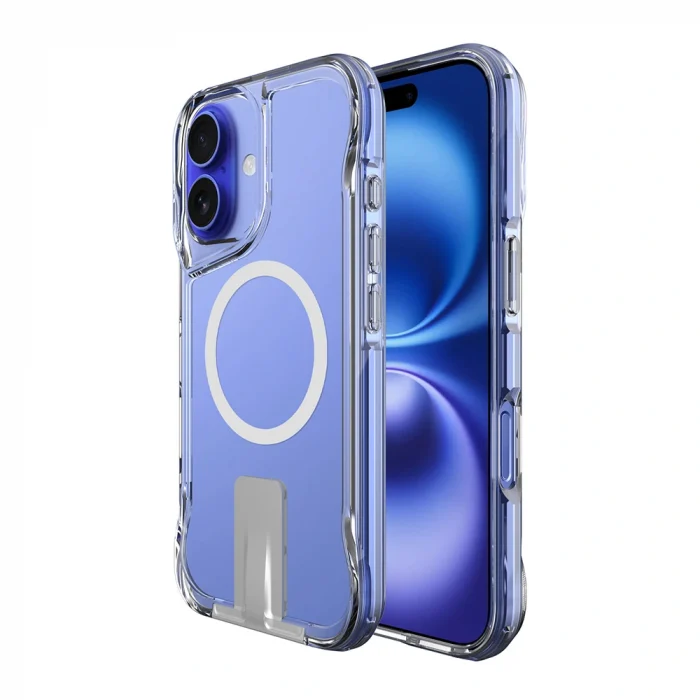 iPhone 16 Kılıf M-safe Şarj Özellikli T-Max Standlı Kapak