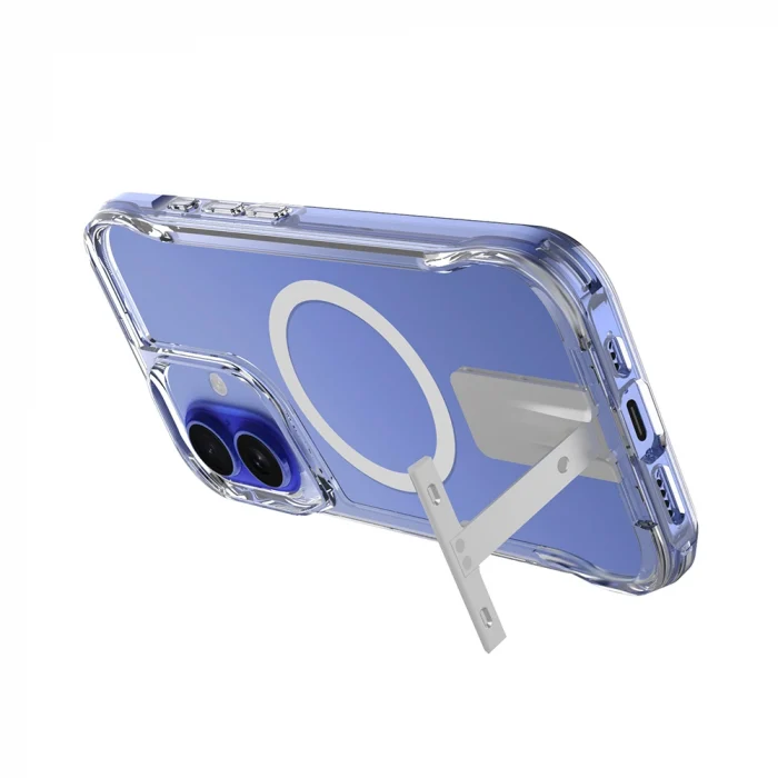 iPhone 16 Kılıf M-safe Şarj Özellikli T-Max Standlı Kapak