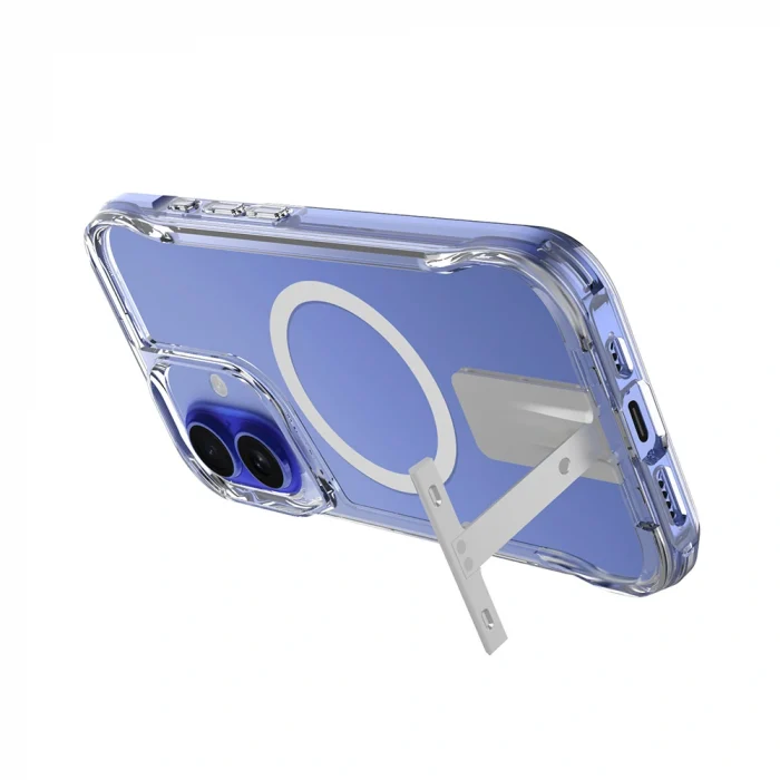 iPhone 16 Kılıf M-safe Şarj Özellikli T-Max Standlı Kapak