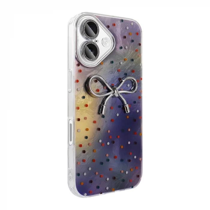 iPhone 16 Plus Kılıf Kamera Korumalı Figürlü Ponti Silikon Kapak