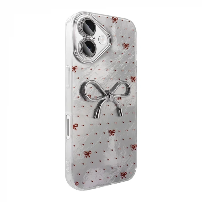 iPhone 16 Plus Kılıf Kamera Korumalı Figürlü Ponti Silikon Kapak