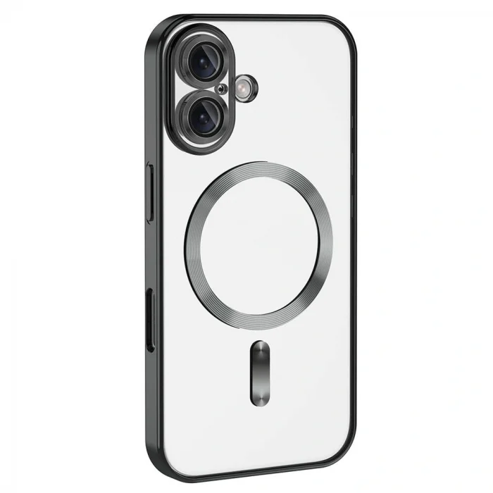 iPhone 16 Plus Kılıf Kamera Korumalı M-safe Wireless Şarj Özellikli Demre Kapak