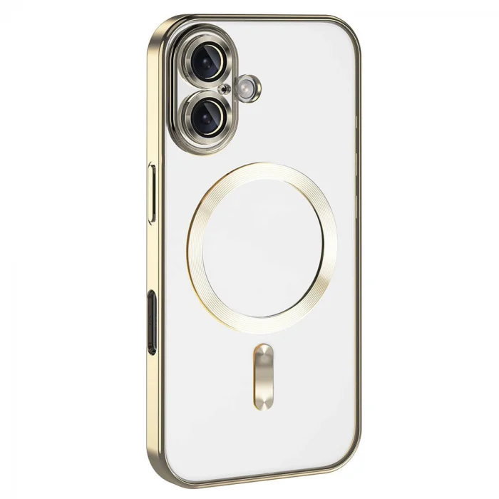 iPhone 16 Plus Kılıf Kamera Korumalı M-safe Wireless Şarj Özellikli Demre Kapak