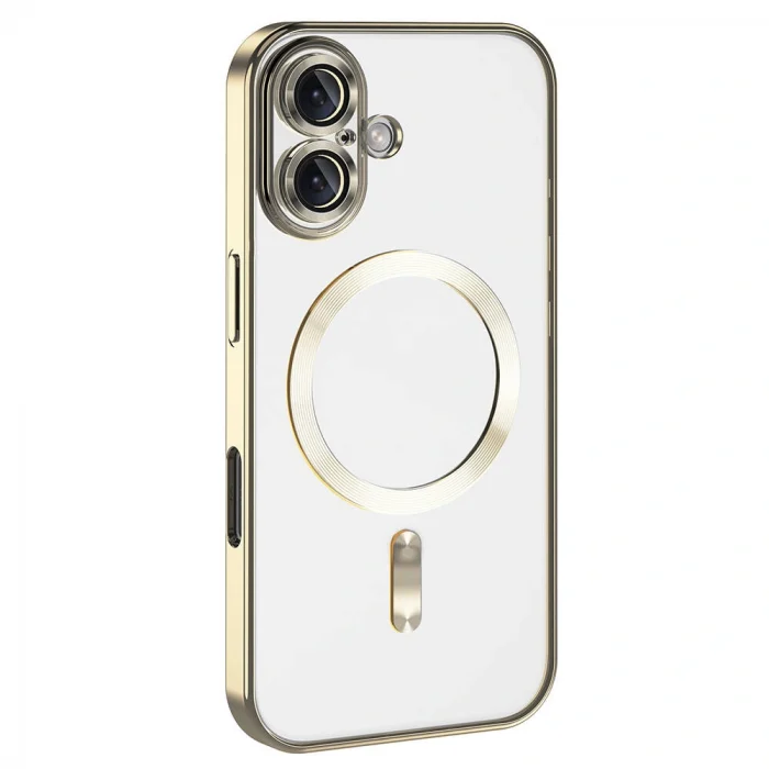 iPhone 16 Plus Kılıf Kamera Korumalı M-safe Wireless Şarj Özellikli Demre Kapak