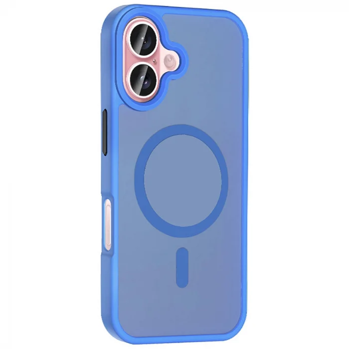 iPhone 16 Plus Kılıf M-safe Şarj Özellikli Mat Arka Yüzey Sio Kapak