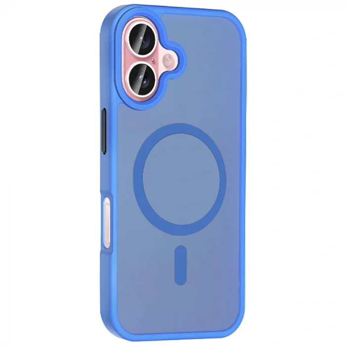 iPhone 16 Plus Kılıf M-safe Şarj Özellikli Mat Arka Yüzey Sio Kapak