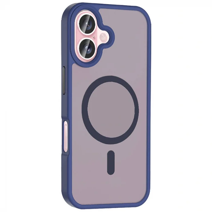 iPhone 16 Plus Kılıf M-safe Şarj Özellikli Mat Arka Yüzey Sio Kapak