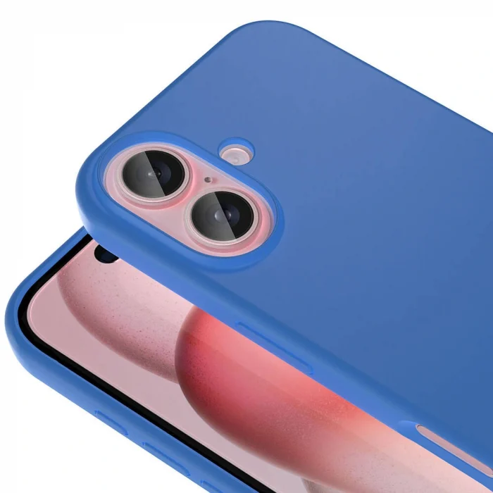 iPhone 16 Plus Kılıf M-safe Şarj Özellikli Sıvı Teknolojili Silinebilir Sert Kivi Kapak