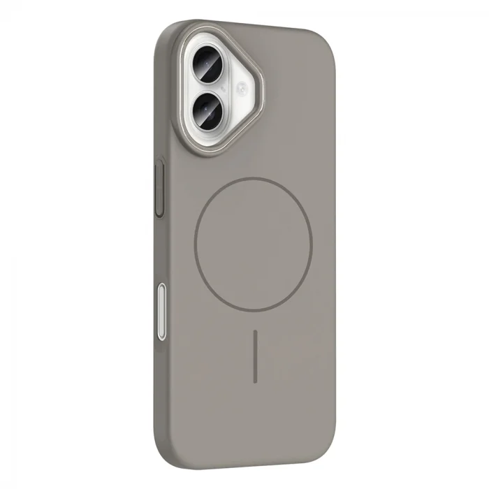 iPhone 16 Plus Kılıf M-safe Şarj Özellikli Ruby Sert Kapak