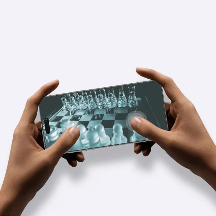 iPhone 16 Pro Amazingthing Titan Mat Parmak İzi Bırakmayan Temperli Cam Ekran Koruyucu