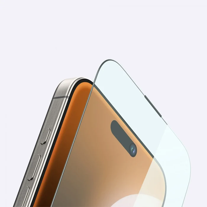 iPhone 16 Pro Amazingthing Titan Max Parmak İzi Bırakmayan Temperli Cam Ekran Koruyucu