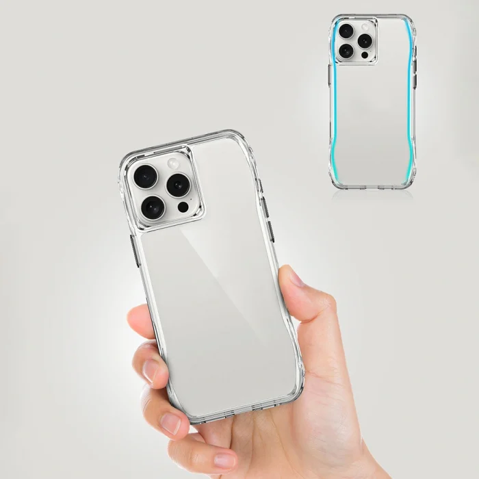 iPhone 16 Pro Kılıf Airbagli Şeffaf İncek Kapak