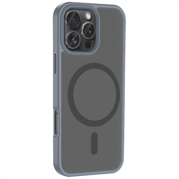 iPhone 16 Pro Kılıf M-safe Şarj Özellikli Mat Arka Yüzey Sio Kapak