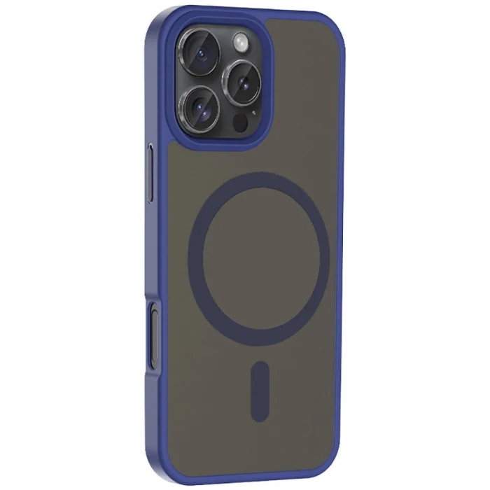 iPhone 16 Pro Kılıf M-safe Şarj Özellikli Mat Arka Yüzey Sio Kapak