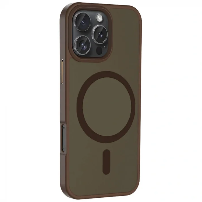 iPhone 16 Pro Kılıf M-safe Şarj Özellikli Mat Arka Yüzey Sio Kapak