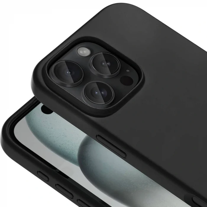 iPhone 16 Pro Kılıf M-safe Şarj Özellikli Sıvı Teknolojili Silinebilir Sert Kivi Kapak