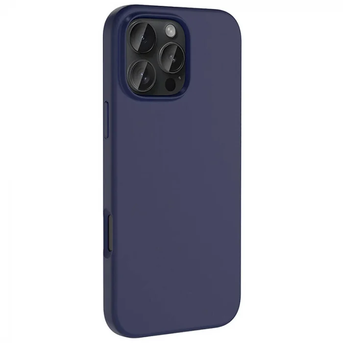 iPhone 16 Pro Kılıf M-safe Şarj Özellikli Sıvı Teknolojili Silinebilir Sert Kivi Kapak