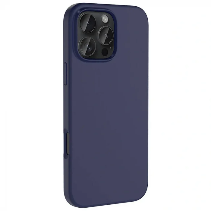 iPhone 16 Pro Kılıf M-safe Şarj Özellikli Sıvı Teknolojili Silinebilir Sert Kivi Kapak